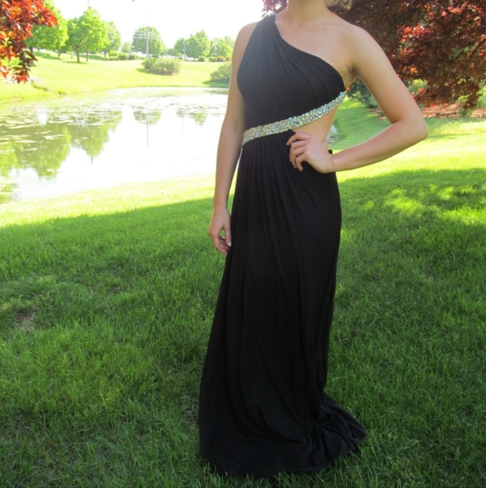 La Femme Gown Black